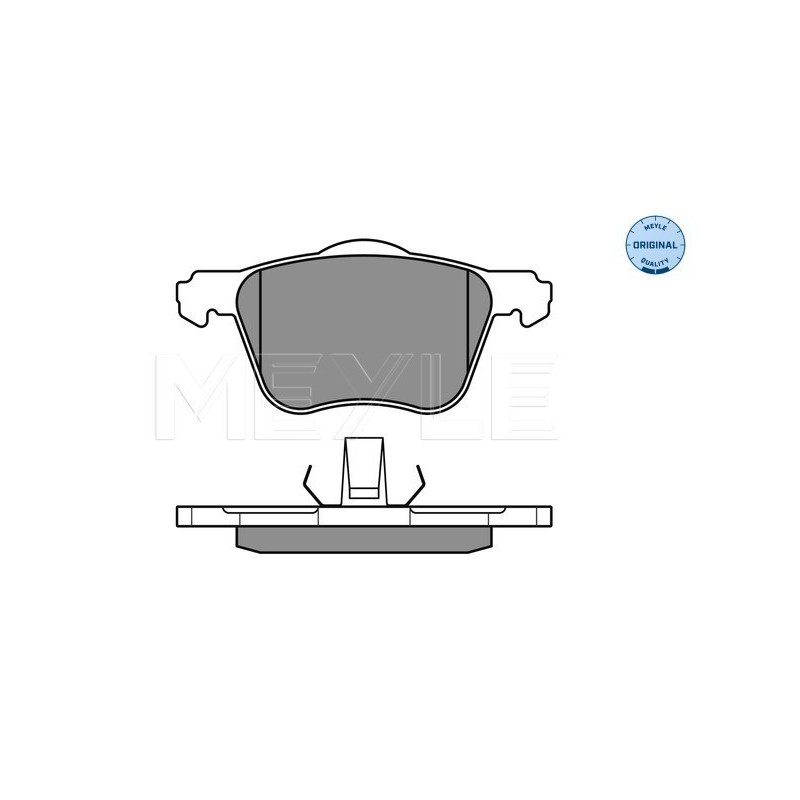 MEYLE 025 235 9018 Brzdové platničky predné pre Volvo S60 S80 V70 XC90