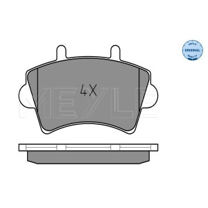 MEYLE 025 236 1318 Pastiglie freno anteriore per Movano Master Interstar