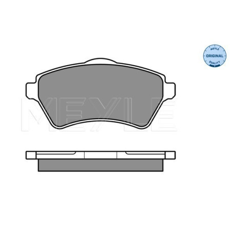 MEYLE 025 236 1517 Klocki hamulcowe przód dla Land Rover Freelander