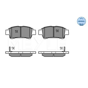 MEYLE 025 236 4616/W Pastiglie freno posteriore per Previa Avensis Verso Picnic