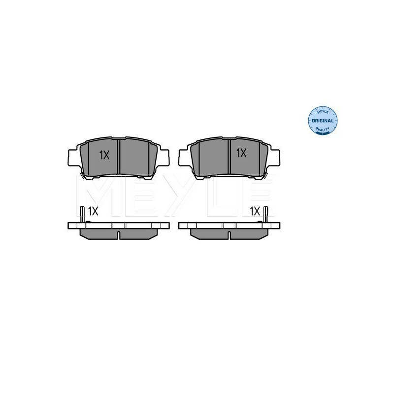 MEYLE 025 236 4616/W Bremsbeläge Hinten für Previa Avensis Verso Picnic