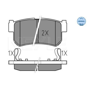 MEYLE 025 236 7315/W Brzdové platničky predné pre Rexton Actyon Kyron