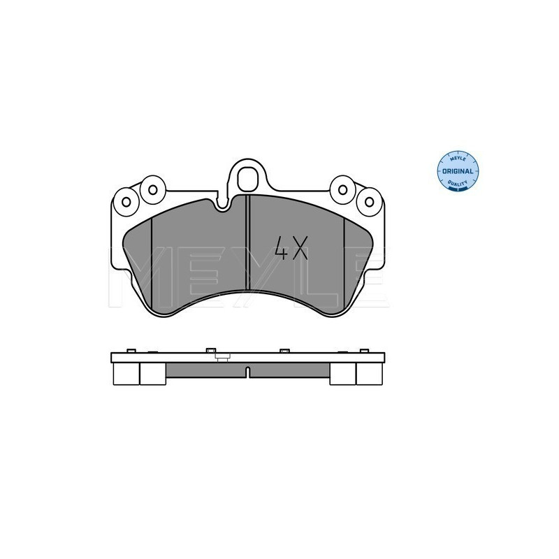 MEYLE 025 236 9217 Plaquettes de frein avant pour Cayenne Touareg
