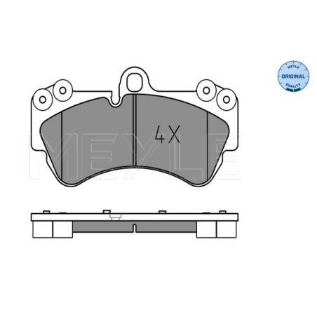 MEYLE 025 236 9217 Brake Pads Set Front for Cayenne Touareg