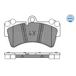 MEYLE 025 236 9317 Brzdové platničky predné pre Transporter Q7 Cayenne Touareg Multivan