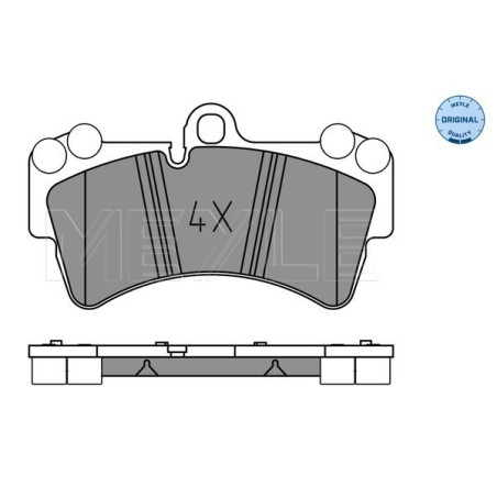 MEYLE 025 236 9317 Bremsbeläge Vorne für Transporter Q7 Cayenne Touareg Multivan