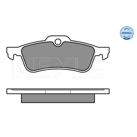 MEYLE 025 237 1616 Klocki hamulcowe tył dla MINI Hatchback Convertible