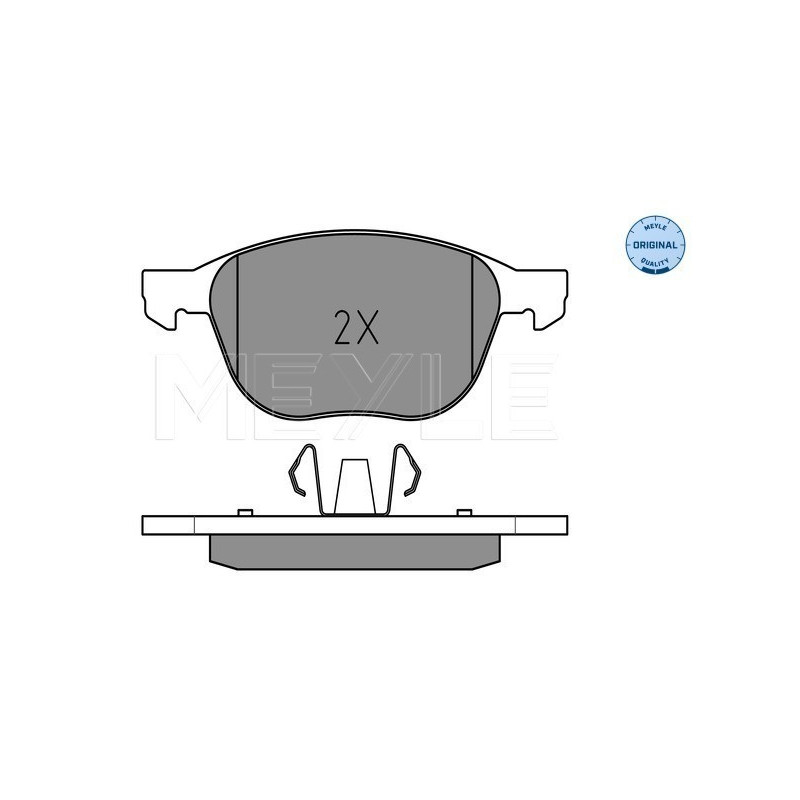 MEYLE 025 237 2318 Pastiglie freno anteriore per Focus C-Max V40 3 V50 S40 Transit C30 Ecosport C70