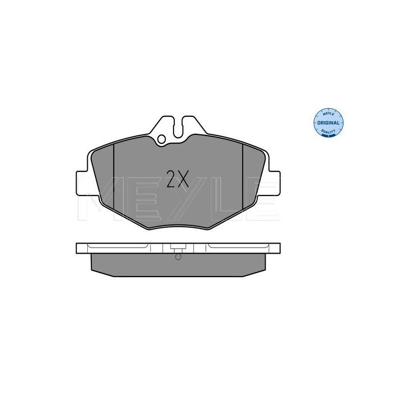 MEYLE 025 237 4320 Brake Pads Set Front for Mercedes E