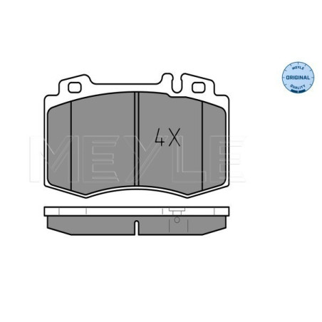 MEYLE 025 237 4517 Klocki hamulcowe przód dla Mercedes E C CLK CLS S SL SLK