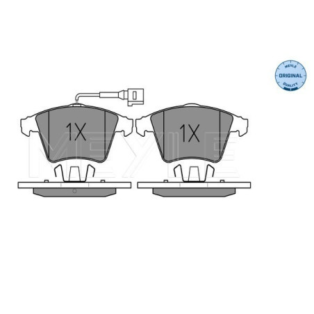 MEYLE 025 237 4619/W Brake Pads Set Front for Transporter Multivan California