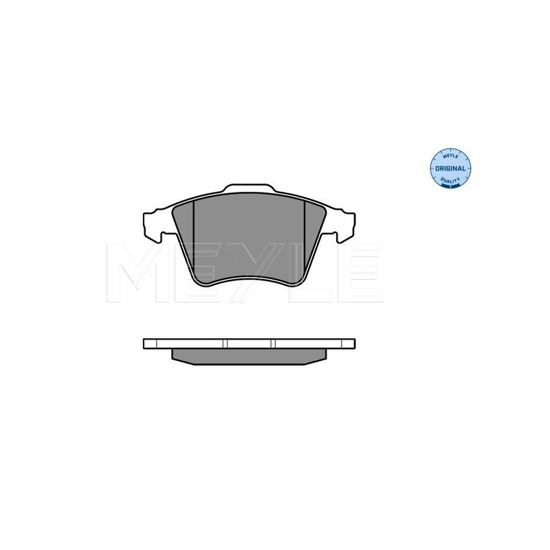 MEYLE 025 237 4919/W Brzdové platničky predné pre VW Touareg