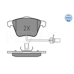 MEYLE 025 237 6220/W Pastillas de freno delantero para Audi A6 Allroad