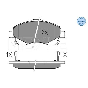 MEYLE 025 237 6819/W Pastiglie freno anteriore per Toyota Avensis Corolla