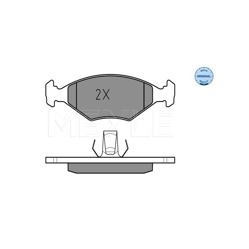 MEYLE 025 237 7518 Brzdové destičky přední pro Fiat Siena Palio