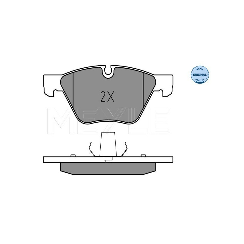 MEYLE 025 237 9420 Bremsbeläge Vorne für BMW 5 3 X1