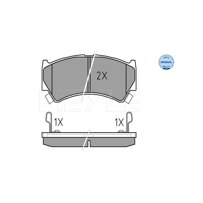 MEYLE 025 237 9515/W Pastillas de freno delantero para Suzuki Baleno