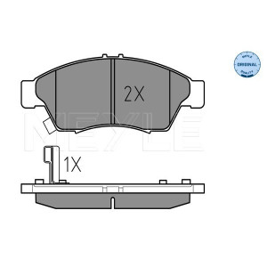 MEYLE 025 238 1716/W Pastillas de freno delantero para Suzuki Liana
