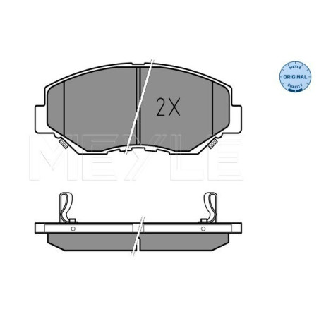 MEYLE 025 238 6817 Klocki hamulcowe przód dla Accord Civic CR-V