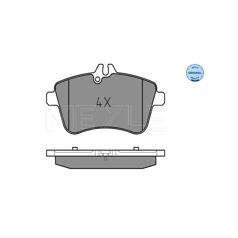MEYLE 025 238 8120 Brake Pads Set Front for Mercedes B A
