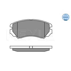 MEYLE 025 238 9116/W Brzdové platničky predné pre Korando Tucson Magentis Soul Sonata Coupe Sportage