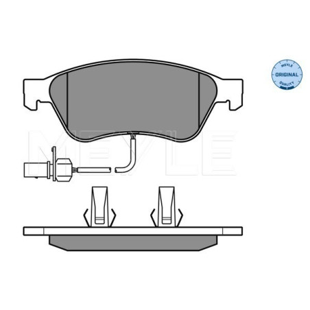 MEYLE 025 238 9620/W Brake Pads Set Front for A6 A8 Phaeton