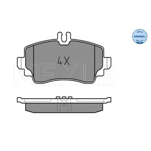 MEYLE 025 239 0319 Brzdové platničky predné pre Mercedes Vaneo