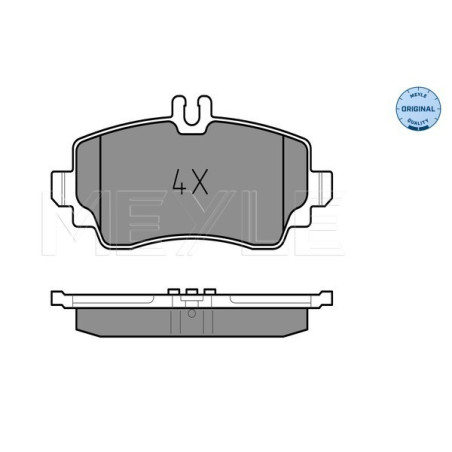 MEYLE 025 239 0319 Brzdové platničky predné pre Mercedes Vaneo