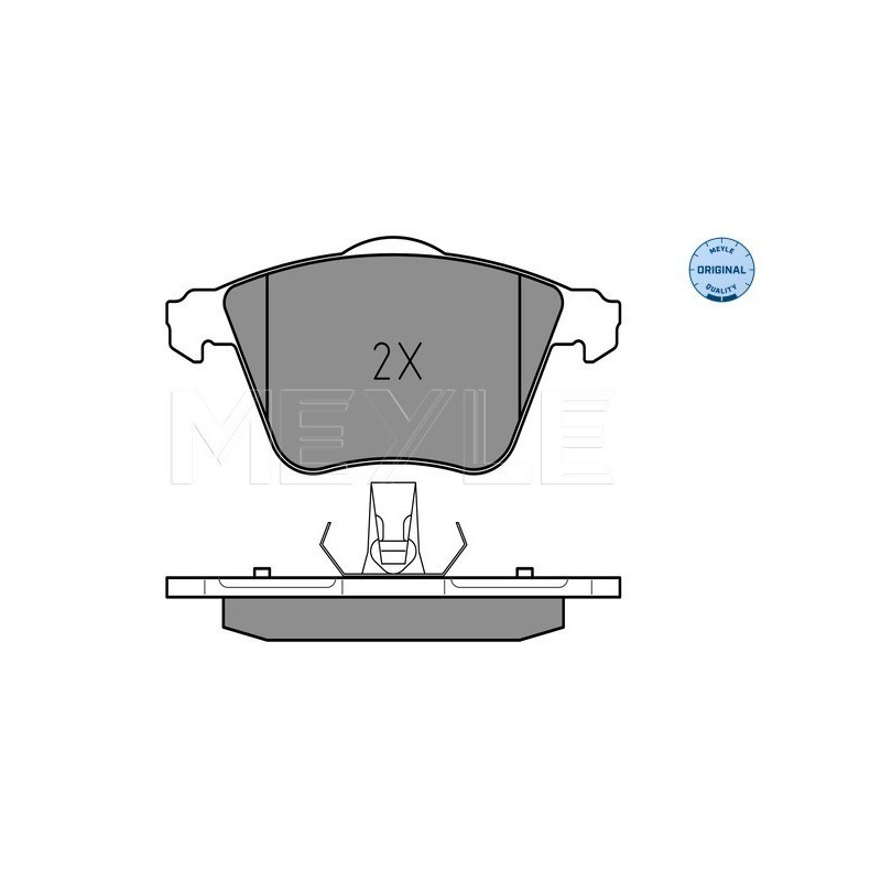 MEYLE 025 239 1218 Pastiglie freno anteriore per 9-3 V40 V50 S40 Vectra C30 C70 9-3X BLS 9-5 3 Focus
