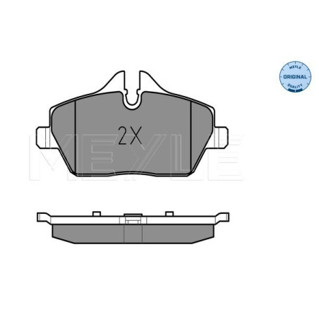 MEYLE 025 239 1517 Plaquettes de frein avant pour Hatchback 1 Clubman Convertible Coupe 2 Roadster