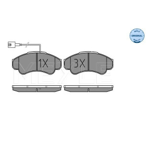 MEYLE 025 239 1919/W Brzdové platničky predné pre Ducato JUMPER Boxer