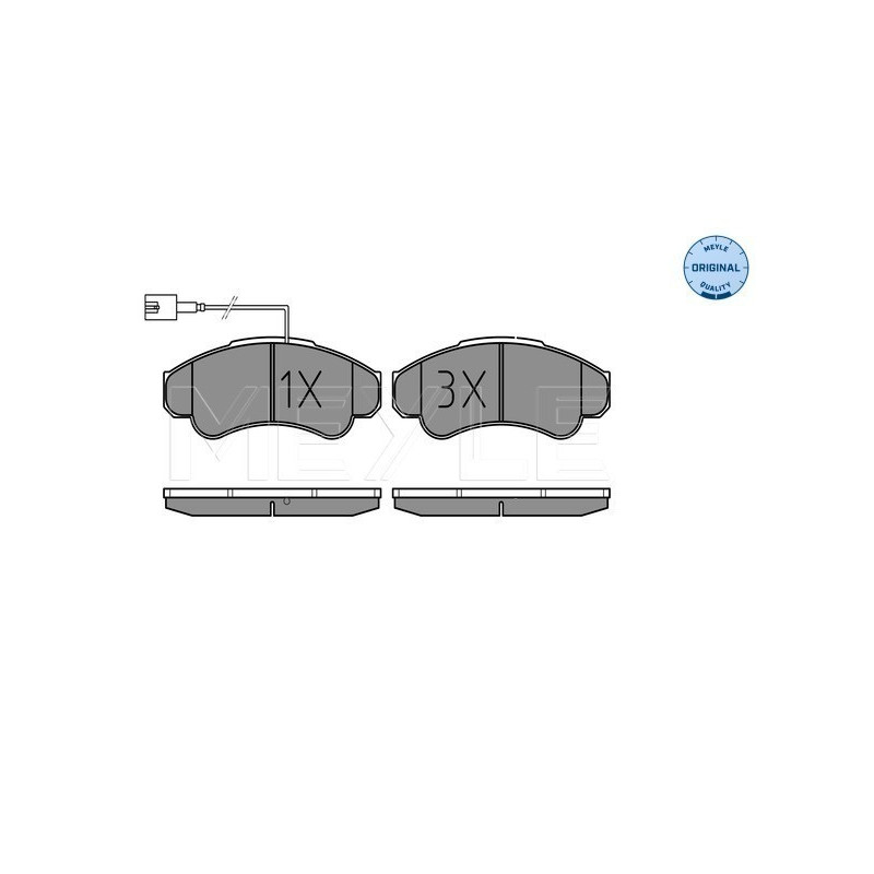 MEYLE 025 239 1919/W Klocki hamulcowe przód dla Ducato JUMPER Boxer