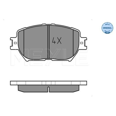MEYLE 025 239 2817 Brzdové platničky predné pre Toyota Camry