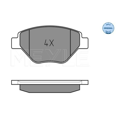 MEYLE 025 239 3418 Pastiglie freno anteriore per Renault Megane