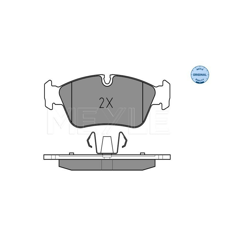 MEYLE 025 239 3517 Plaquettes de frein avant pour BMW 1 3