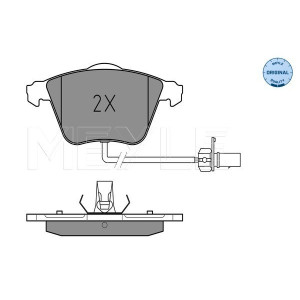 MEYLE 025 239 5020/W Plaquettes de frein avant pour A4 A6 A8 Exeo