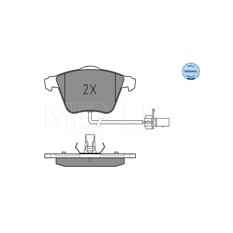 MEYLE 025 239 5020/W Brake Pads Set Front for A4 A6 A8 Exeo
