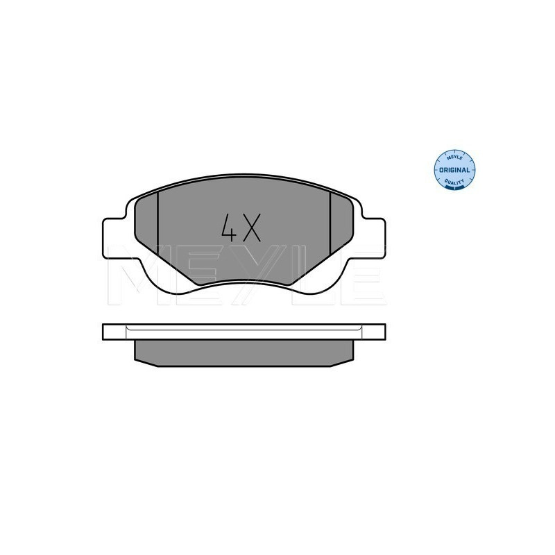 MEYLE 025 239 5917 Pastillas de freno delantero para Aygo C1 107 108