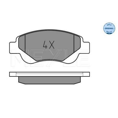 MEYLE 025 239 5917 Plaquettes de frein avant pour Aygo C1 107 108