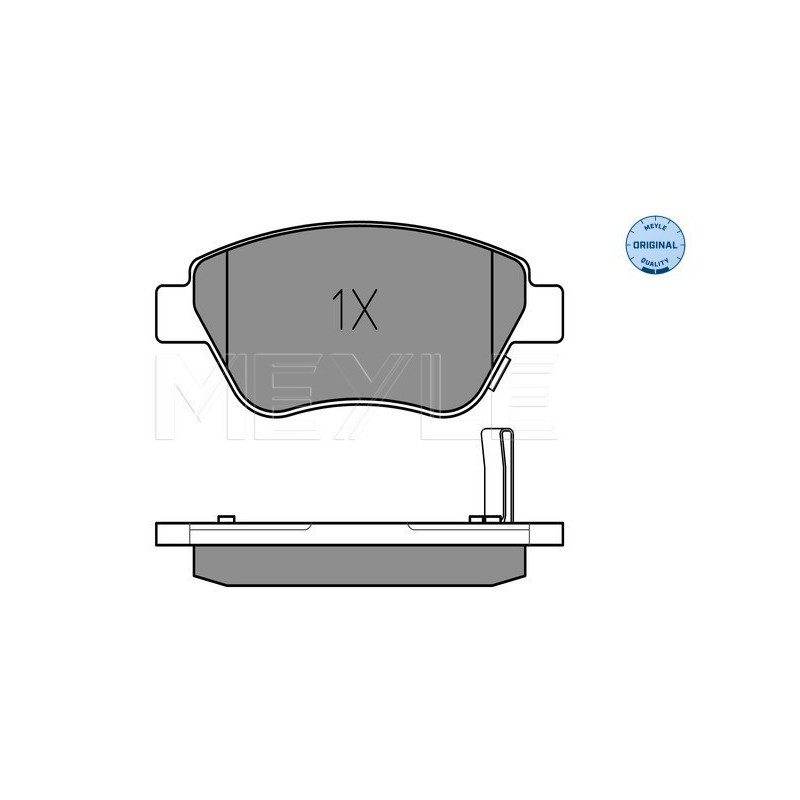 MEYLE 025 239 8217/W Plaquettes de frein avant pour Corsa Adam Corsavan