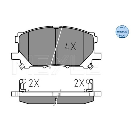 MEYLE 025 239 8916 Klocki hamulcowe przód dla Lexus RC RX GS