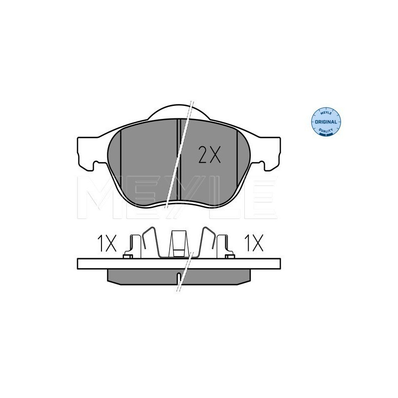 MEYLE 025 239 9617/W Brake Pads Set Front for  Rear for