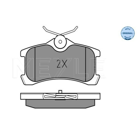 MEYLE 025 240 1314/W Plaquettes de frein arrière pour Toyota Avensis Corolla