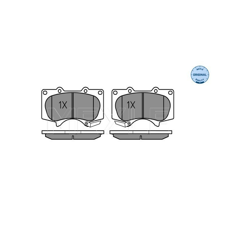 MEYLE 025 240 2417/W Brake Pads Set Front for Hilux Land Cruiser Fortuner PAJERO GX
