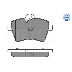 MEYLE 025 240 7719 Brzdové platničky predné pre Mercedes A B