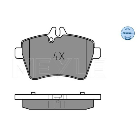 MEYLE 025 240 7719 Brake Pads Set Front for Mercedes A B