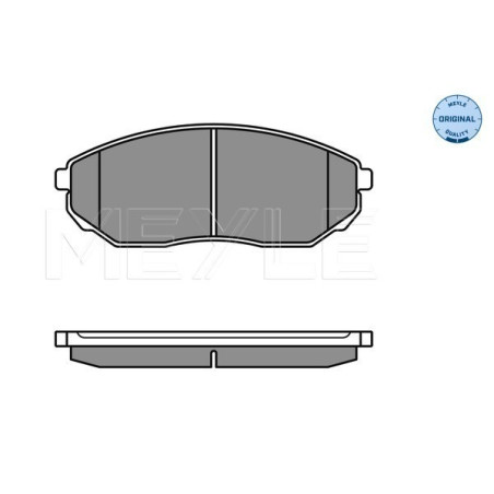 MEYLE 025 240 9217/W Brzdové platničky predné pre Kia Sorento