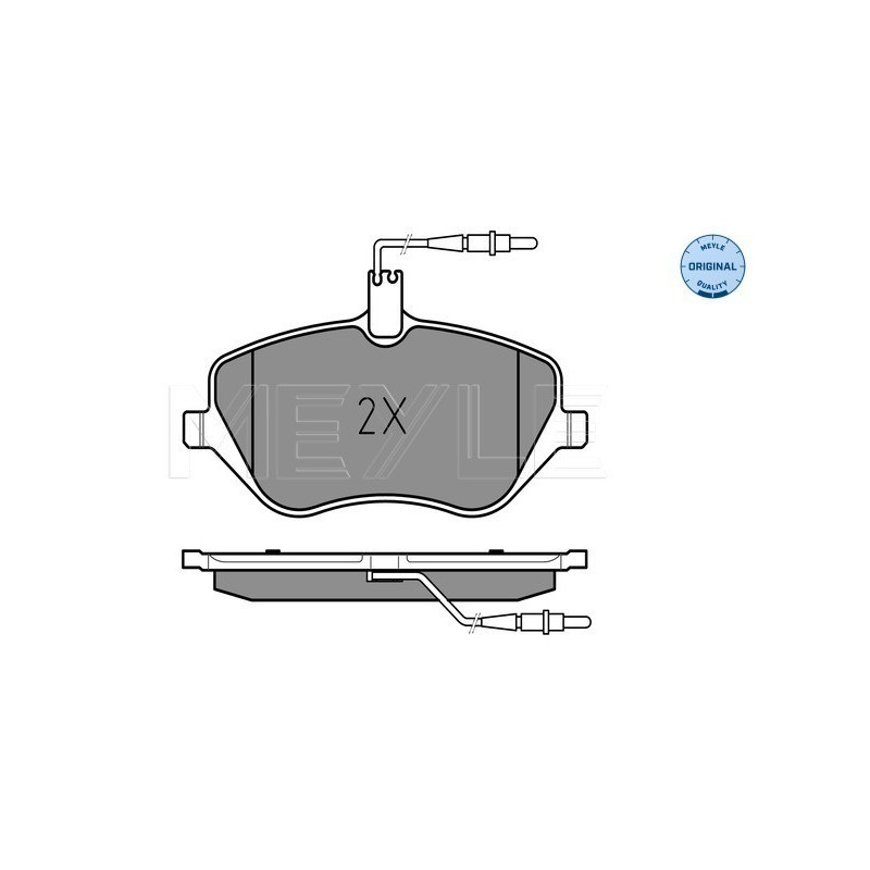 MEYLE 025 241 3317/W Pastiglie freno anteriore per 407 C5 607 C6 AX