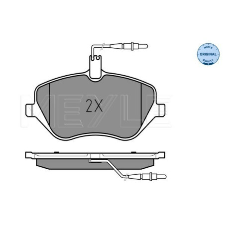 MEYLE 025 241 3317/W Pastiglie freno anteriore per 407 C5 607 C6 AX