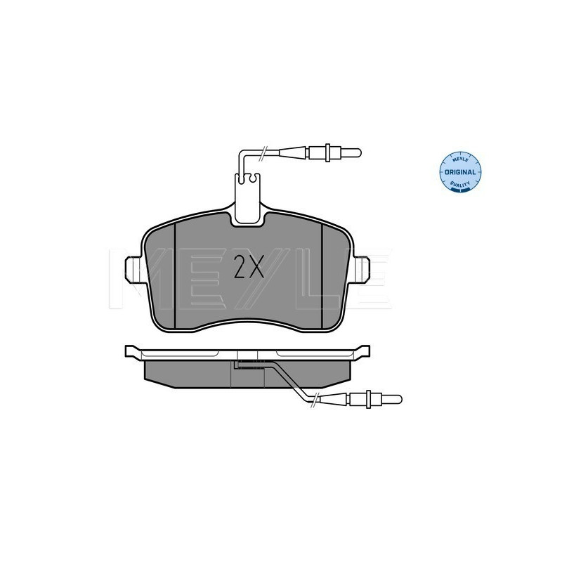 MEYLE 025 241 3418/W Pastillas de freno delantero para Peugeot 407